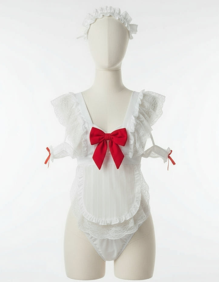 House of Lace French Maid Lingerie Set