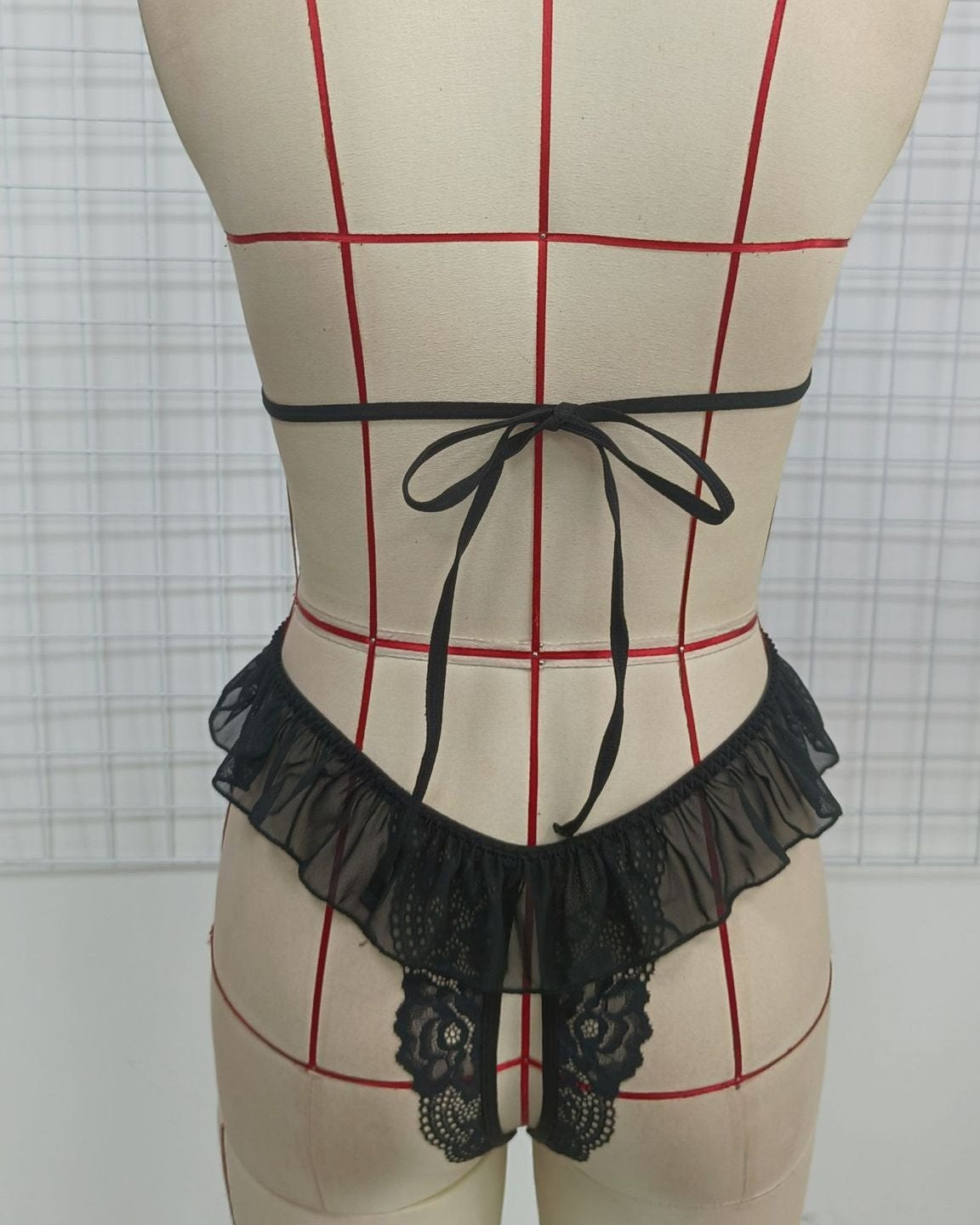 Rosette Ruffle Allure Plus Size Lingerie