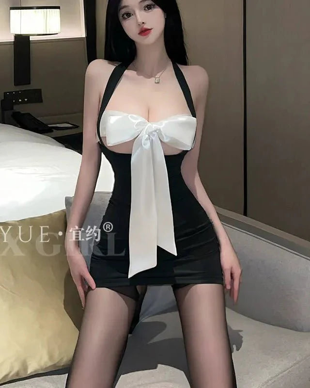 Pretty Problem Bow Bodycon Lingerie