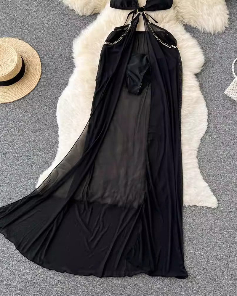 Hotter Than Ever Cutout Long Lingerie