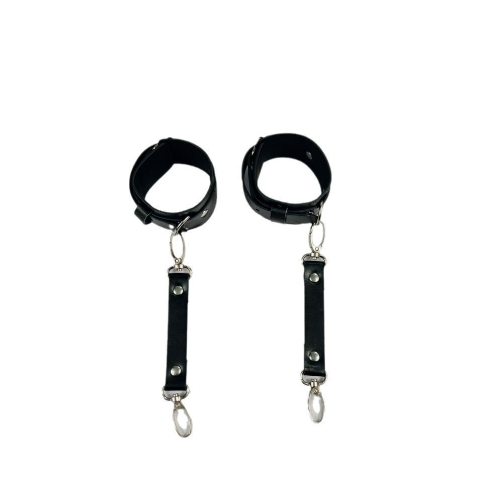 Reckless Nights Leather Handcuff Roleplay