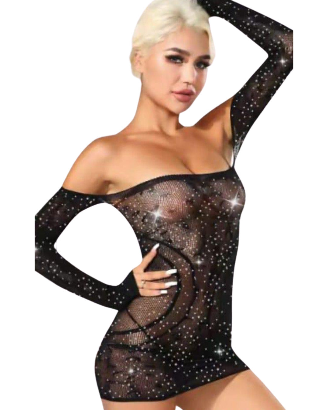 Half Body Stocking - Starlit Wave
