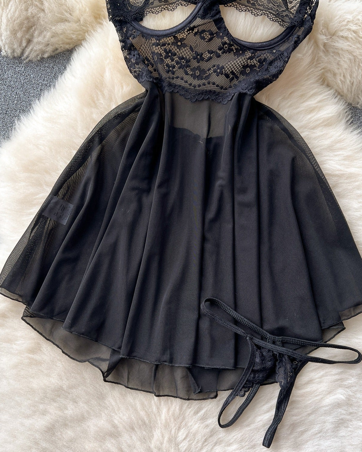 Midnight Whispers Negligee Lingerie