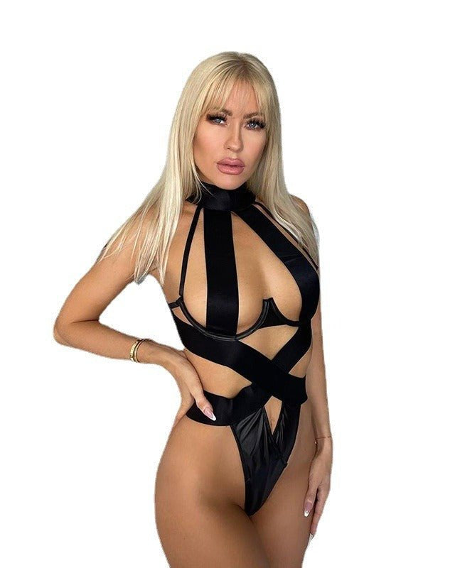Dangerous Curves Strappy Cutout Lingerie