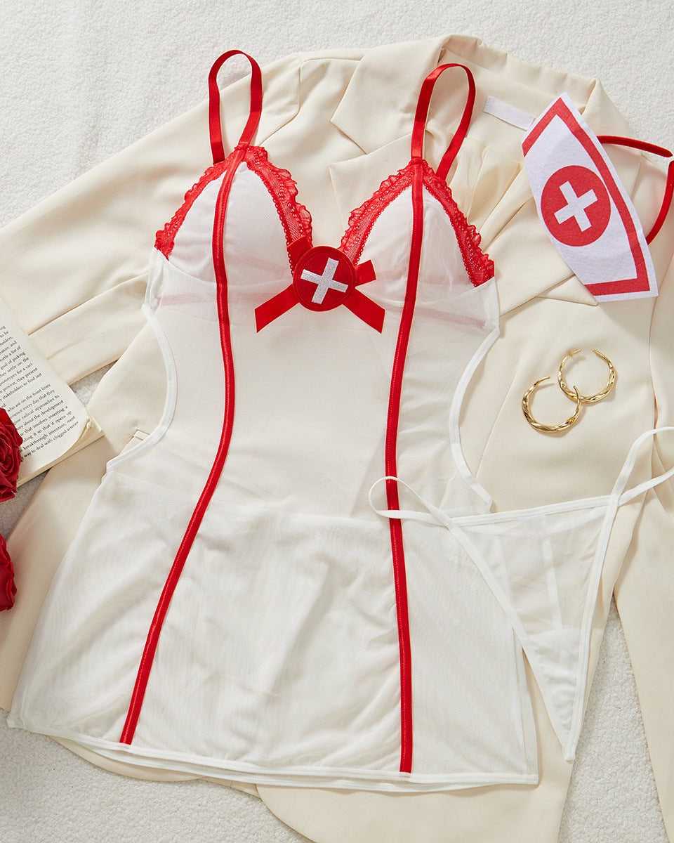 Caregiver Chic Roleplay Ensemble Lingerie