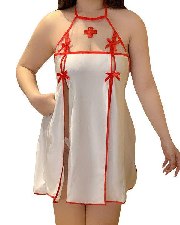 Critical Care Plus Size Nurse Roleplay Lingerie