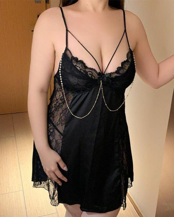 Bad Intentions Babydoll Plus Size Lingerie
