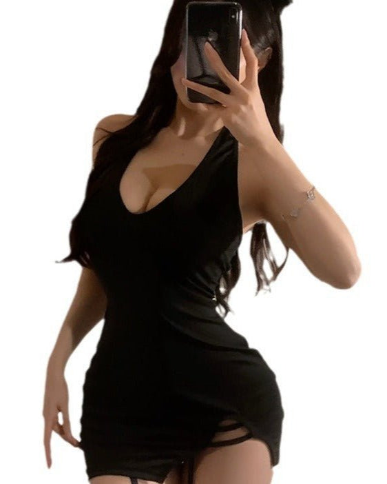 The Black Swan Halter Lingerie