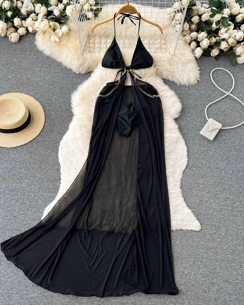 Hotter Than Ever Cutout Long Lingerie